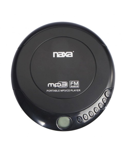 Naxa Slim Personal MP3/CD Player with 100 Second Anti-Shock & FM Scan Radio