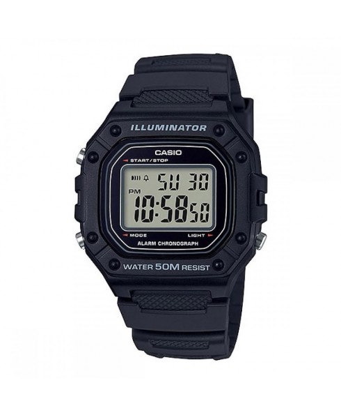 Casio 50M Water Resistant Digital Illuminator Sports Watch, Black