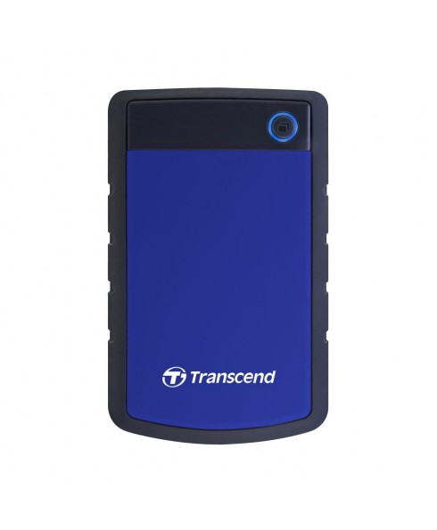Transcend StoreJet 4TB Rugged USB 3.0 External Portable Hard Drive, Blue