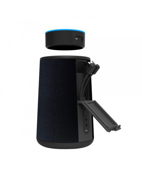  Cordless Speaker & Charging Dock for Echo Dot 2nd Gen. Black
