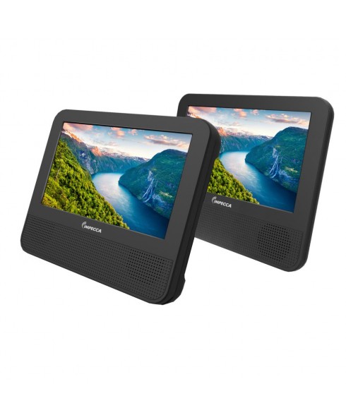 IMPECCA DVPDS722 7 inch Dual Screen Portable DVD Player