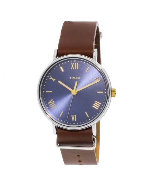 Timex TW2R28700 Men's Southview 41mm 30m Water Resistant Leather Strap Watch