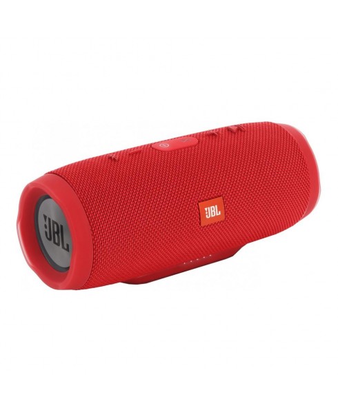 JBL Charge 3 Waterproof Bluetooth Speaker with USB Charging, Red