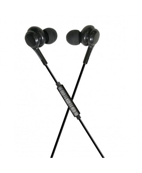 Magnavox MHP4857 In-Ear Silicon Earbuds with Extreme Bass - Black
