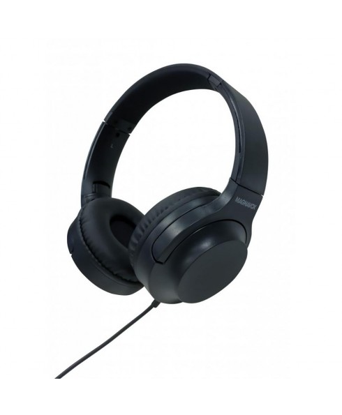 Magnavox MHP5031 Foldable Stereo Headphone with Extreme Bass - Black