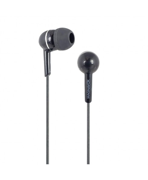 Magnavox MHP4850 In-Ear Silicone Earbuds - Black