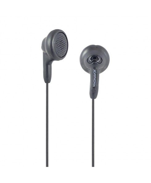 Magnavox MHP4820 Silicon Stereo Earbuds - Black