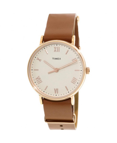 Timex TW2R28800 Men's Analog 30m Water Resistant Leather Strap Watch