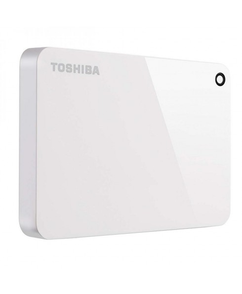 Toshiba 2TB Canvio Advance USB 3.0 Portable Hard Drive, White
