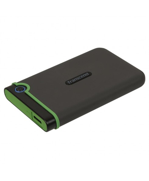 Transcend StoreJet 2TB Rugged USB 3.1 Slim External Portable Hard Drive