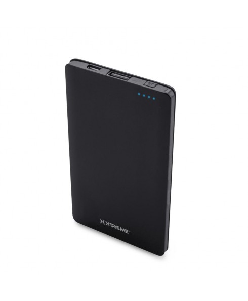 Xtreme XBB8-0151 3,000mAh Portable Power Bank with LED Power Indicators, Black