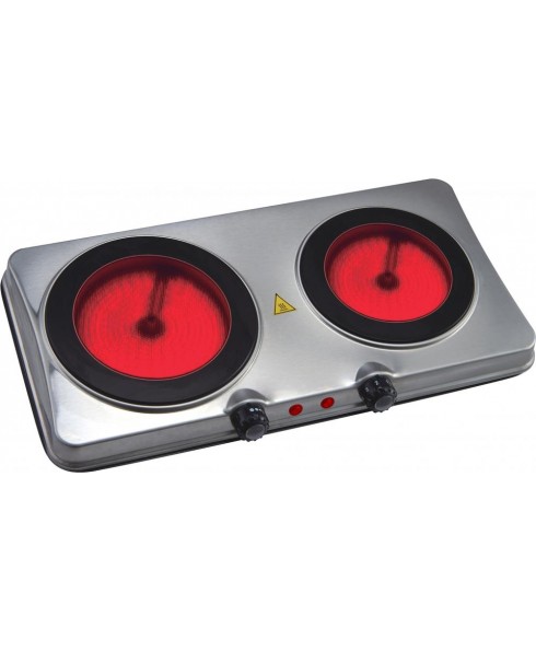 Courant COUCEB2184ST  Ceramic Glass Double Burner 