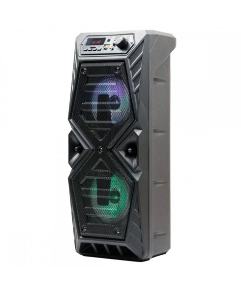 Sylvania SP417 Disco LED Light Up Bluetooth FM USB Speaker