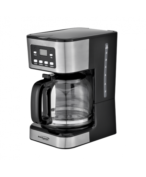 Brentwood BRETS222BK 12-Cup Digital Coffee Maker, Black
