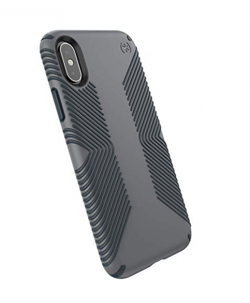 Speck Products SPE117124-5731 Speck Products Presidio Grip iPhone Xs/iPhone X Case, Graphite Grey/Charcoal Grey