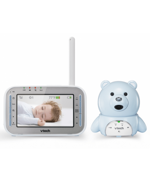Vtech VTCVM346-15 Baby Monitor - Bear Expandable Digital Video Baby Monitor with Automatic Night Vision