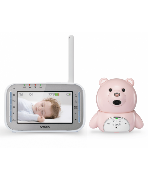 Vtech VTCVM346-19 Baby Monitor - Bear Expandable Digital Video Baby Monitor with Automatic Night Vision