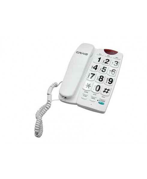 Craig CT553 13 Memory Desktop Speakerphone with Large Keypad