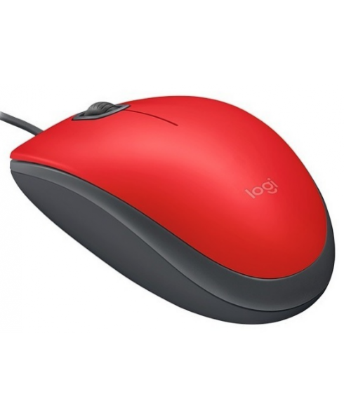 Logitech Optical Mouse - Red