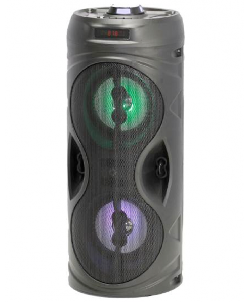 Magnavox Stereo Portable Speaker System with Color Changing RGB Lights and Bluetooth Wireless Technology