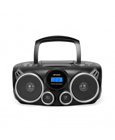 Riptunes Stereo Boombox + Wireless audio streaming