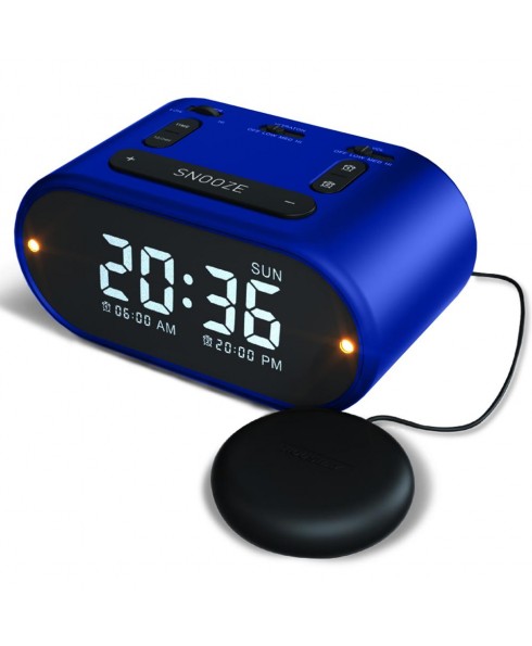 Riptunes Vibrating Alarm Clock - Blue
