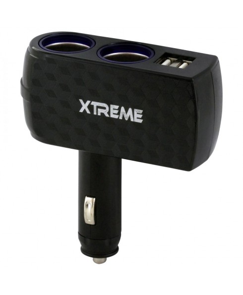 Xtreme Universal 4-Port USB/DC Car Charger