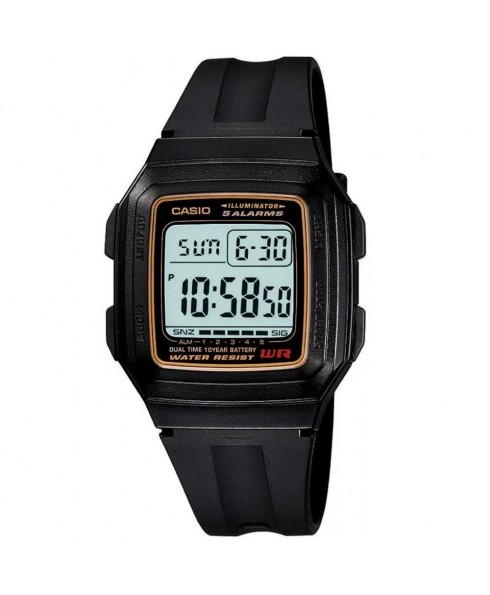 Casio Casio Men's Black Resin Quartz Watch with Digital Dial
