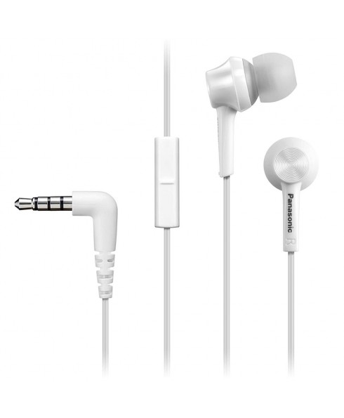 Panasonic Canal Type in-Ear Headphones - White