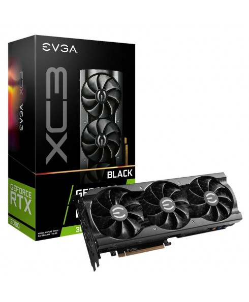 EVGA GeForce RTX 3080 XC3 BLACK GAMING 10GB GDDR6X Graphics Card 