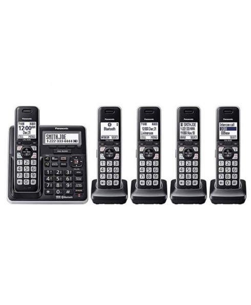 Panasonic DECT 6.0 Bluetooth 5-handset Phone Bundle