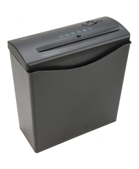 Royal Royal JS55 6-Sheet Strip-Cut Paper Shredder with Basket
