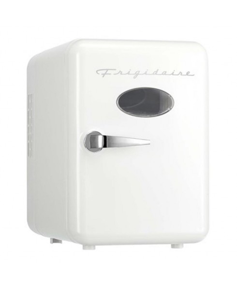 Frigidaire 6 Can Mini Retro Beverage Fridge - White 