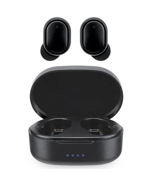 iLive Truly Wire-Free Earbuds, Sweatproof, Includes 3 Set of Ear Tips - Black