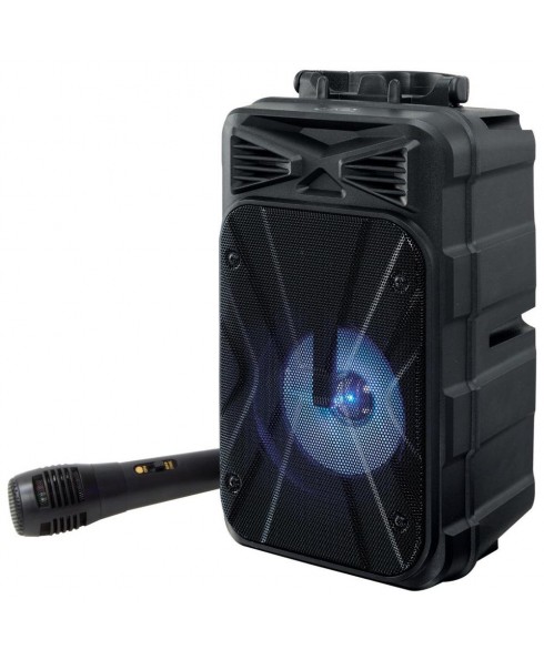 iLive Tailgate Wireless Bluetooth Party/Karaoke Speaker with Mic 