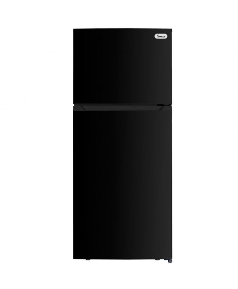 Impecca 17.6 Cu. Ft. Refrigerator with Top Mount Freezer - Black
