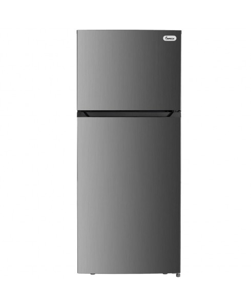 Impecca 17.6 Cu. Ft. Refrigerator with Top Mount Freezer - Stainless
