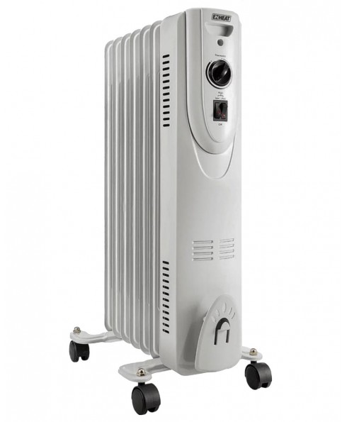 EZ Heat Heater-Radiator Oil Filled 1500W, 3 Control Settings