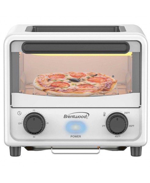 Brentwood Brentwood 3 Liter Stainless Steel Mini Toaster Oven (TS-3430W) - White