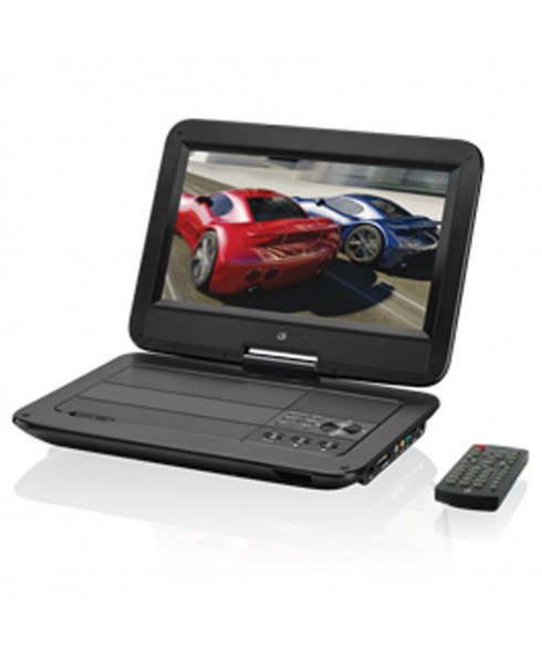GPX GPX 10-inch Portable DVD Player with Swivel Display (PD1053) - Black	