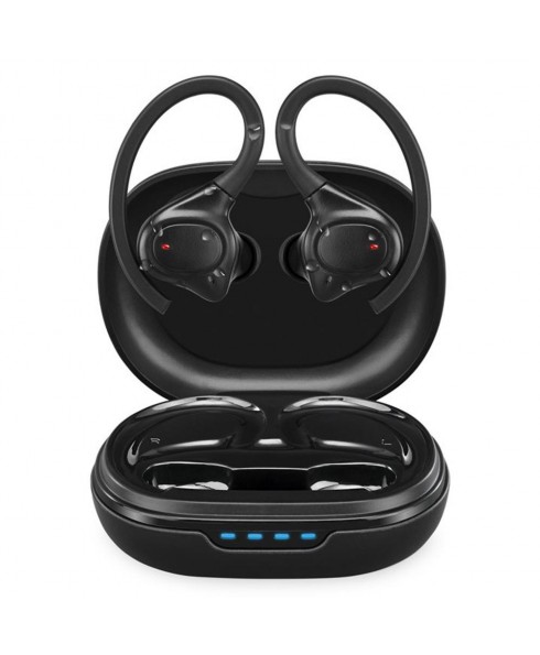 iLive iLive Waterproof Truly Bluetooth Wireless On-Ear Earbuds (IAEBTW53B) - Black