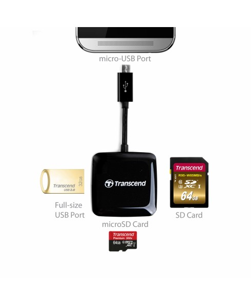 TRANSCEND SMARTPHONE/TABLET SMART READER