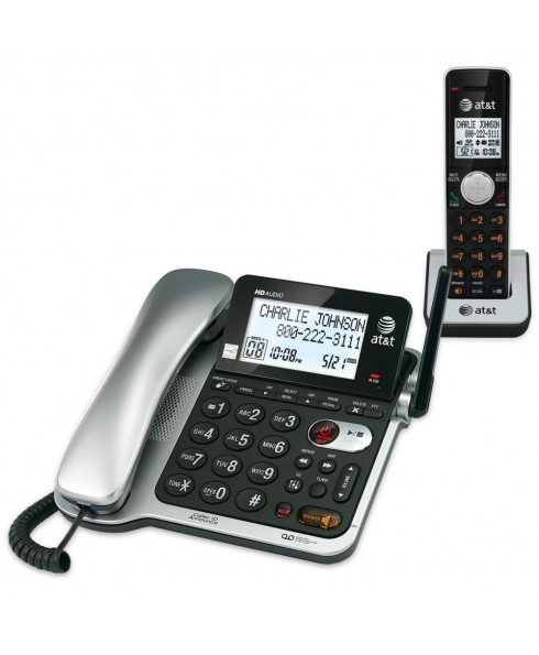 AT&T CL84102 Corded/Cordless Answering System with Call Waiting Caller ID