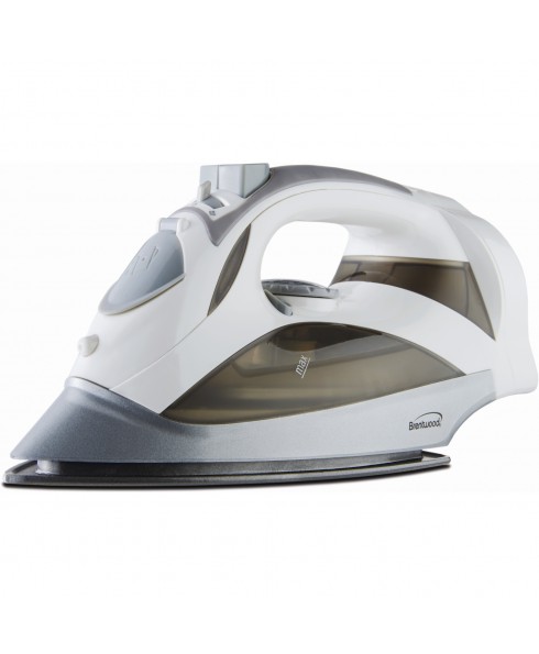 BRENTWOOD STEAM IRON W/ RETRACTABLE CORD