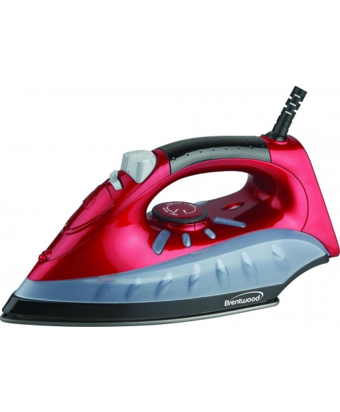 Brentwood MPI61 Full Size Steam/Spray/Dry Iron - Red