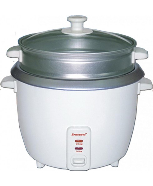 Brentwood TS-600S Rice Cooker and Steamer 1 Liter Capacity