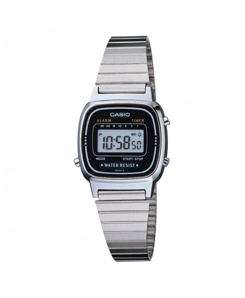 Casio LA670WA-1 Ladies Digital Water Resistant Watch Daily Alarm