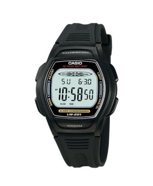 LW201 Women's Digital Dual Time 50 Meter Water Resistant Watch