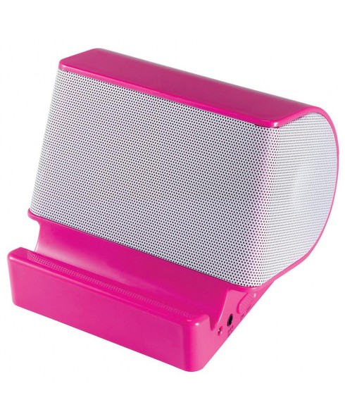 Craig Portable Stereo Speaker with Built-in Stand - Pink