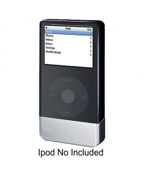 i-Luv Battery Booster with Silicone Case for iPod Classic, Black